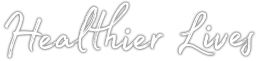 Healthier Lives Title Glow Healthier Lives handwritten heading