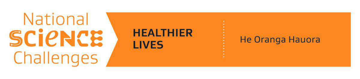 Healthier Lives Ribbon Horizontal Logo