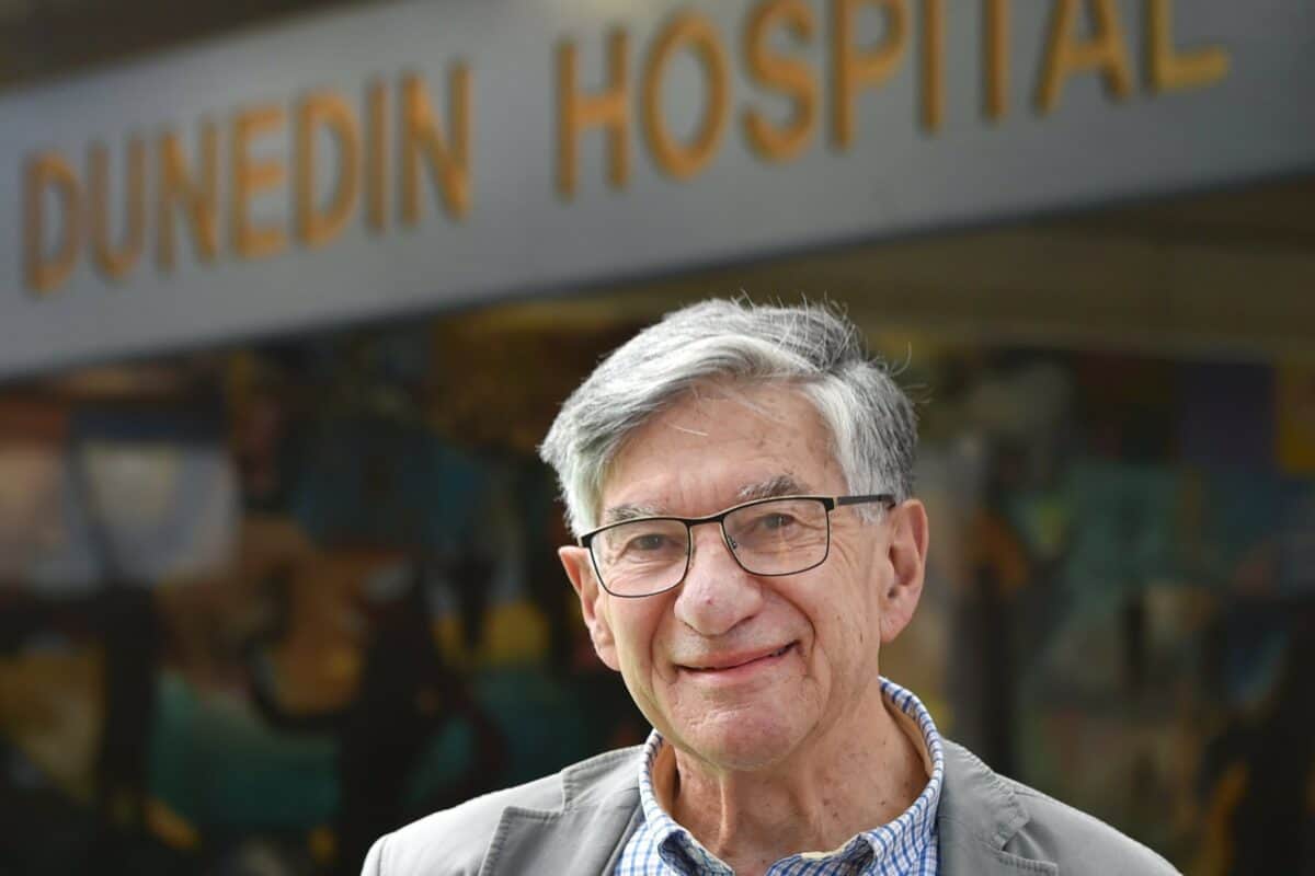 professor jim mann at the dunedin hospital on wednesday. photo:peter mcintosh
