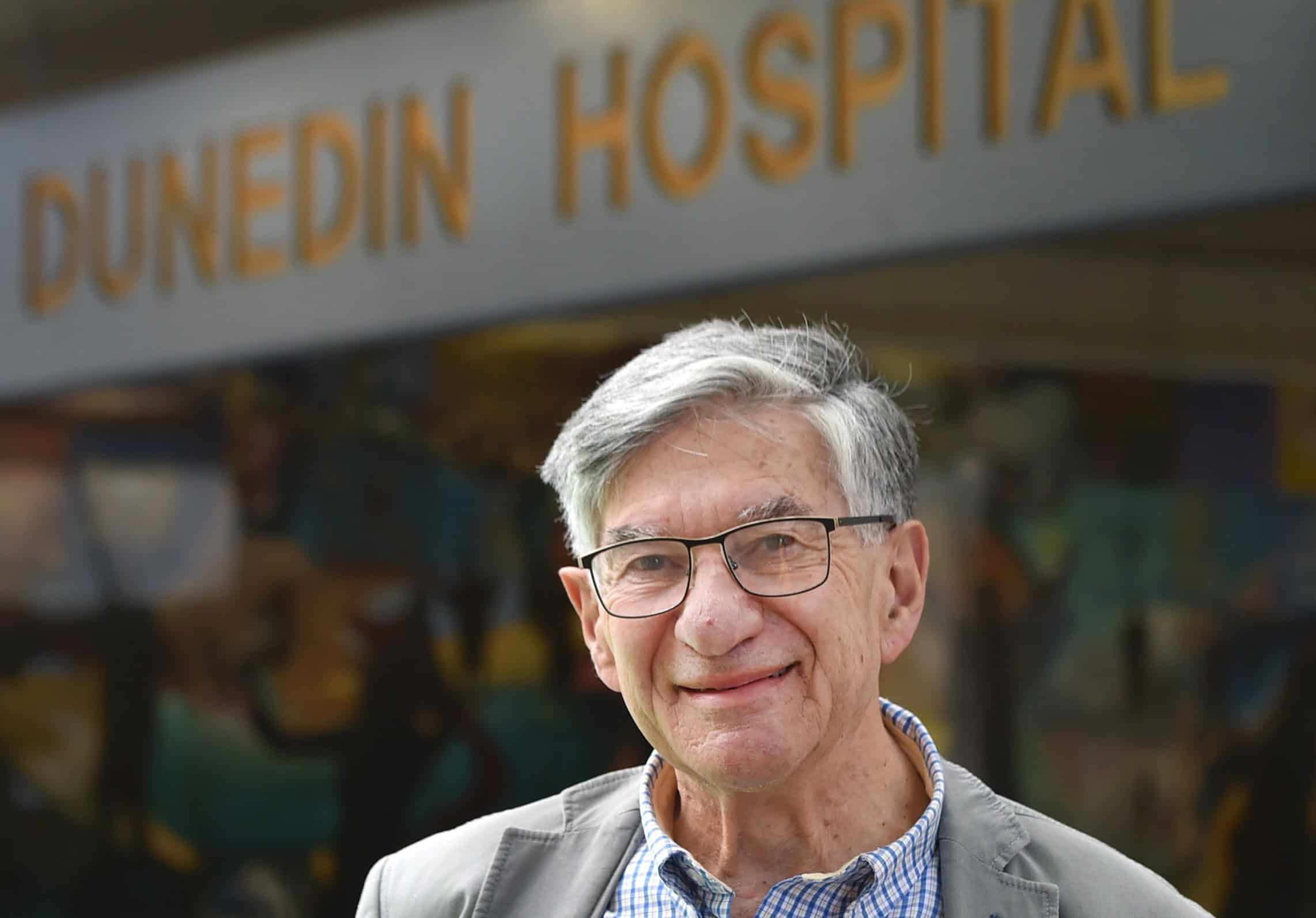 professor jim mann at the dunedin hospital on wednesday. photo:peter mcintosh